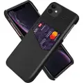 Mtp Products KSQ iPhone 13 Mini Cover med Kort Lomme - Sort