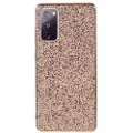 Mtp Products Glitter Series Samsung Galaxy S20 FE Hybrid Cover - Rødguld