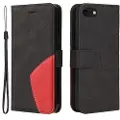 Mtp Products Bi-Color Series iPhone 7/8/SE (2020)/SE (2022) Etui med Pung - Sort