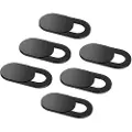Mtp Products Privatliv Kamera Slider Cover - 6 Pcs. - Sort