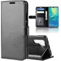 Mtp Products Huawei P30 Pro Pung Taske med Stativ og Magnetisk Lukning - Sort