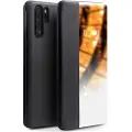 Qialino Smart View Huawei P30 Pro Læder Cover - Sort