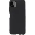 Mtp Products Anti-Fingeraftryk Mat Samsung Galaxy A22 5G, Galaxy F42 5G TPU Cover - Sort