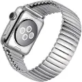 Mtp Products Apple Watch Serie 11/10/9/8/SE 3/SE (2022)/7/SE/6/5/4/3/2/1 Udvidende Rem i Rustfrit Stål - 42mm/41mm/40mm/38mm
