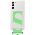 Samsung Silicone Cover Strap S21 Fe Telefon Etui
