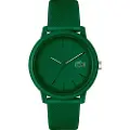 Lacoste Lacostetil mænd. 2011170 Analogt ur 12.12 grøn. (OSFA), Casual, Silikone, BH