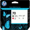 HP Printhead Rød - Sort Matt No.70