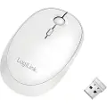 Logilink Wireless & Bluetooth dual mouse 2.4 GHz 800/1200/1600 dpi white - Mus - Optisk - Hvid