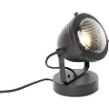 QAZQA Industriel bordlampe sort 18 cm - Emado