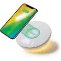 4smarts VoltBeam N8 trådløs oplader 15W med LED og ur