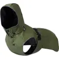 RukkaPets strømlinet ECO regnfrakke - Oliven - 40