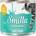 Smilla Prøvepakke: 6 x 140 ml Smilla kattedrik - Kylling