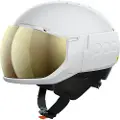 POC Levator MIPS, skihjelm med visir, hydrogen white