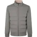 Hackett London Hackett Londontil mænd. HM581118 Mørkegrå hybrid sportsjakke (S), Casual, Bomuld, Lange ærmer