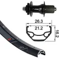 Xlc Rodi Black Rock Evo 26´´ 6b Disc Mtb Baghjul