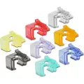 DeLOCK 86420 RJ45 Repair Clip 16 Pieces (16-Pack - 2 of each color)