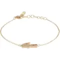 Lacoste Lacostetil kvinder. 2040047 Armbånd i guldbelagt stål (OSFA), Guldfarvet, Casual, BH, Rustfrit stål