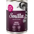Smilla Multikødgryde 6 x 400 g - Fjerkræ, Okse & Vildt