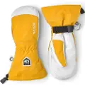 Hestra votter og hansker Army Leather Heli Ski, skiluffer, gul