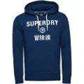 Superdry Vintage Corp Logo Marl Hættetrøje