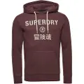 Superdry Vintage Corp Logo Marl Hættetrøje