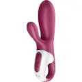 Satisfyer Hot Bunny - smart bunnyvarmer vibrator (rød)