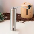 24hShop Manuel kaffekværn i rustfrit stål med keramiske kværnskiver