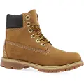 Timberland Timberlandtil kvinder. TB1103617131 6 tommer premium vandtætte læderstøvler brun (39 W), Fast, Blonder, Casual