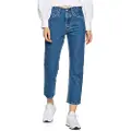 Levi's Levi'stil kvinder. 36200-0225 Jeans 501 marineblå (28/28), Casual, Bomuld, Denim, Elastin, Bæredygtig