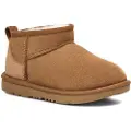 Ugg UGGtil piger. 1130750K Classic Ultra Mini læderstøvler brun (32.5), Fast, Ingen, Casual, Afslappet, børnetøj