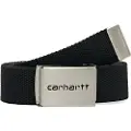 Carhartt Clip Chrome Bælte sort