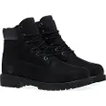 Timberland Timberlandunisex til børn. TB0127070011 Snørestøvler i læder 6 Premium sort (32), Fast, Blonder, Casual, børnetøj