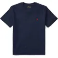 Ralph Lauren Polo Ralph Laurentil drenge. 323832904037 T-shirt med navy-logo (8años=136/138cm), Casual, Bomuld, Korte ærmer, Blå, børnetøj
