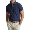 Ralph Lauren Polo Ralph Laurentil mænd. 710666998005 Tilpasset Slim Fit marineblå polo shirt (S), Casual, Bomuld, Korte ærmer