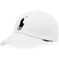 Ralph Lauren Polo Ralph Laurenunisex. 710673584003 Kasket med visir Logo hvid (OSFA), Casual, Bomuld