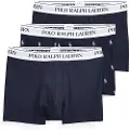 Ralph Lauren Polo Ralph Laurentil mænd. 714830299058 Sæt med 3 marineblå boxershorts (XXL), Afslappet, Bomuld