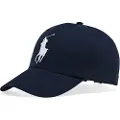 Ralph Lauren Polo Ralph Laurenunisex. 710673584013 Chino-kasket med visir med navy-logo (OSFA), Casual, Bomuld, Blå