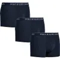 Ralph Lauren Polo Ralph Laurentil mænd. 714835885004 Pakke med 3 boxershorts 714835885004 navy (S), Sort, Afslappet, Bomuld, Blå