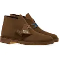 Clarks Clarkstil mænd. 26155481 Ørkenbrune læderstøvler (44.5), Fast, Ruskind, Blonder, Casual