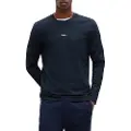 Hugo Boss BOSStil mænd. 50473286 T-shirt Chark navy (L), Casual, Bomuld, Blå