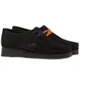 Clarks Clarkstil mænd. 26155522 Sorte Wallabee-lædersko (37), 1-3 cm, Ruskind, Blonder, Casual
