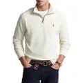 Ralph Lauren Polo Ralph Laurentil mænd. 710671929015 Beige trøje med lynlås og rullekrave (L), Casual, Bomuld