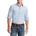 Ralph Lauren Polo Ralph Laurentil mænd. 710792041002 Custom Fit Oxford skjorte blå (S), Casual, Bomuld, Lange ærmer