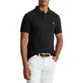 Ralph Lauren Polo Ralph Laurentil mænd. 710680784011 Custom Fit piqué polo shirt sort (S), Bomuld, Korte ærmer