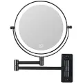 24hShop Make-up-spejl med 7x forstørrelse og LED-lys