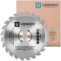 Vonroc Savklinge - 185x20mm | Universel | 24 tænder | Velegnet til træ