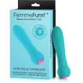 FemmeFunn Ultra Bullet - luksus stavvibrator (turkis)