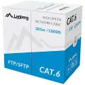 Lanberg Kat 6 Sftp Solid Cu Cpr Fluke Godkendt Rulle Netværkskabel 305 M