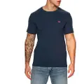 Levi's Levi'stil mænd. 56605-0017 Original navy T-shirt (M), Casual, Bomuld, Korte ærmer, Bæredygtig, Blå