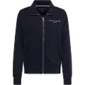 Tommy Hilfiger Logo Stand Collar Sweatshirt Med Lynlås